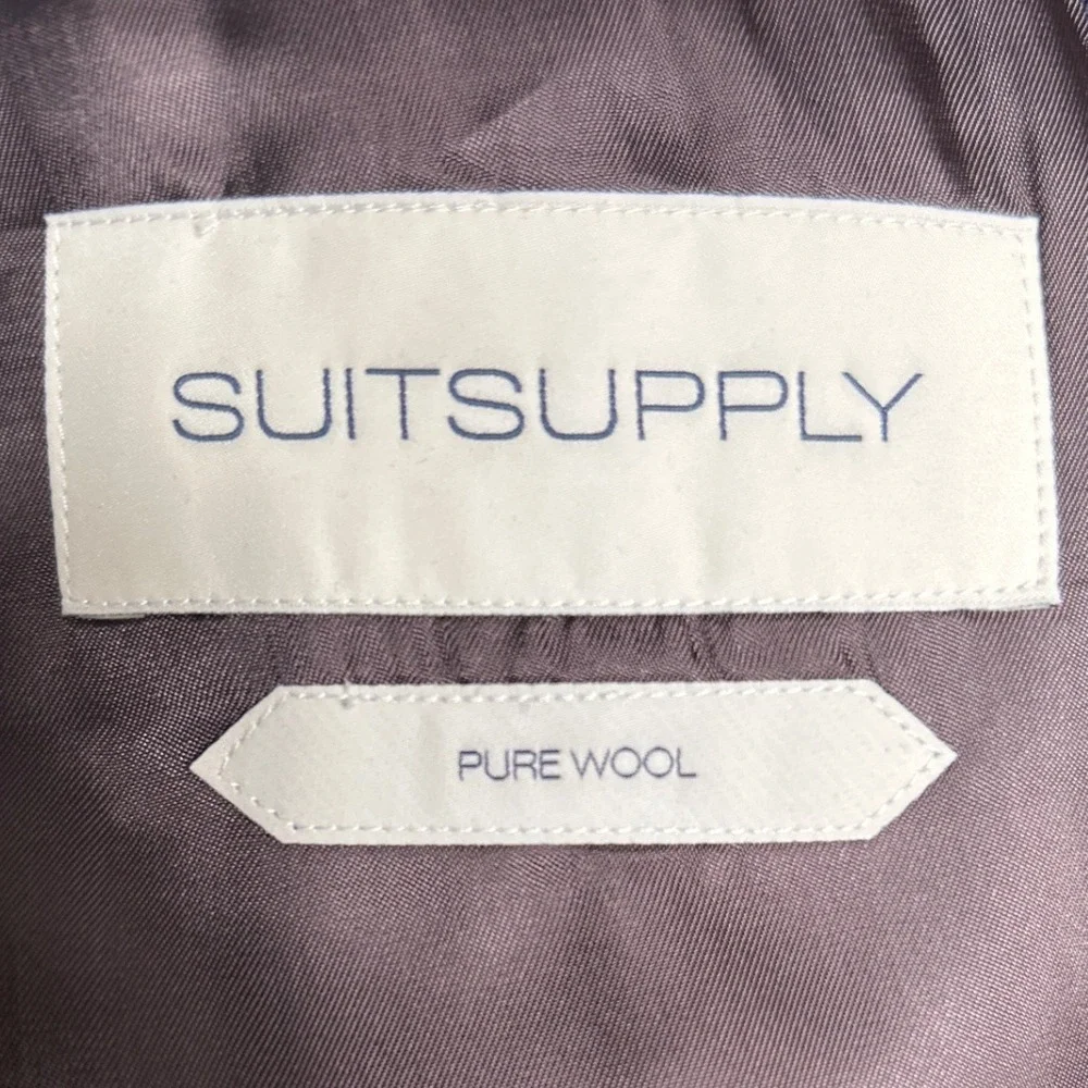 Suitsupply Wool Sport Coat Blazer Two Button Navy Blue US Size‎ 44R